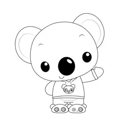 Todee Free Coloring Page for Kids