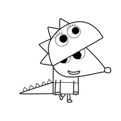 Crunch 1 Olobob Top Free Coloring Page for Kids