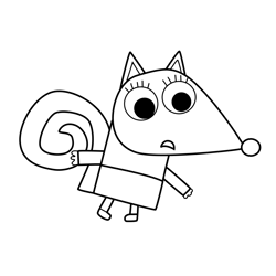 Crunch 3 Olobob Top Free Coloring Page for Kids