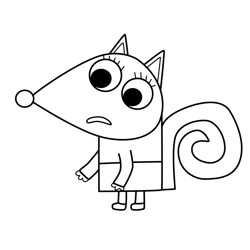 Crunch 7 Olobob Top Free Coloring Page for Kids