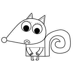 Crunch 9 Olobob Top Free Coloring Page for Kids