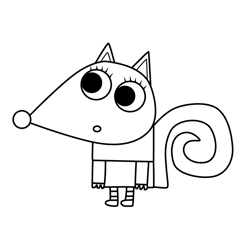 Crunch Olobob Top Free Coloring Page for Kids