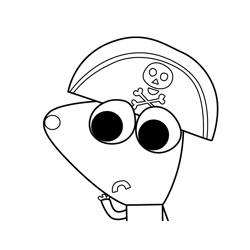 Deeno 7 Olobob Top Free Coloring Page for Kids