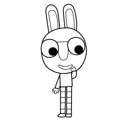 Tib 12 Olobob Top Free Coloring Page for Kids