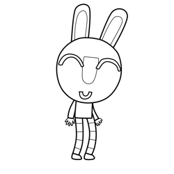 Tib 13 Olobob Top Free Coloring Page for Kids