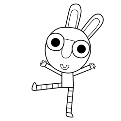 Tib 2 Olobob Top Free Coloring Page for Kids
