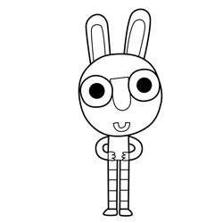 Tib 3 Olobob Top Free Coloring Page for Kids