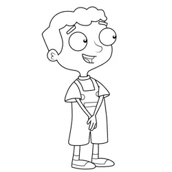 Baljeet Tjinder Phineas and Ferb Free Coloring Page for Kids