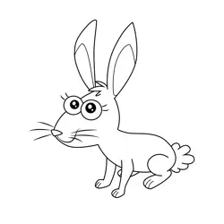 Dennis the Rabbit Phineas and Ferb Free Coloring Page for Kids