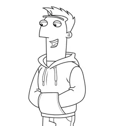 Monty Monogram Phineas and Ferb Free Coloring Page for Kids