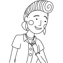 Andrea Pinkalicious Peterrific Free Coloring Page for Kids