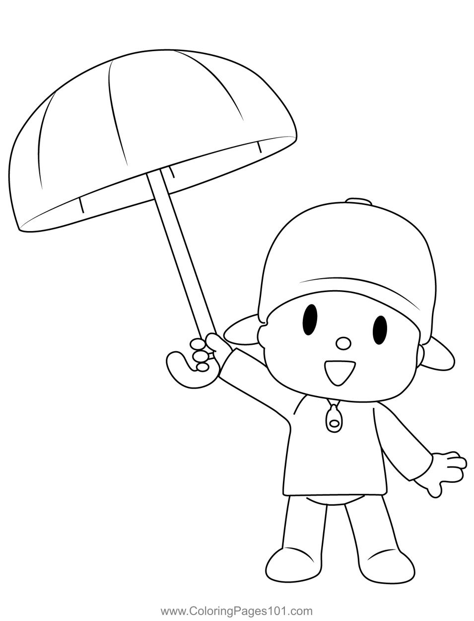 Umbrella With Pocoyo