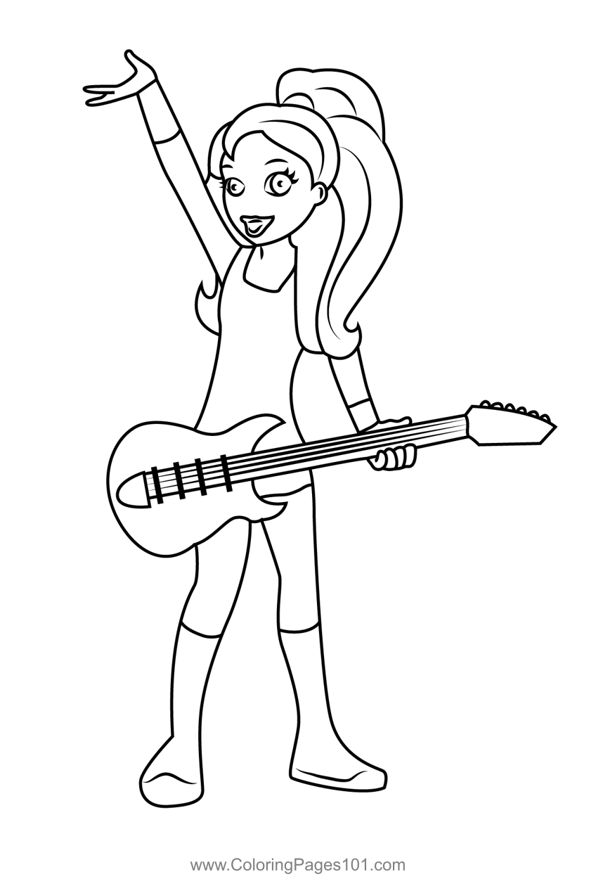 Polly Pocket With Guitar