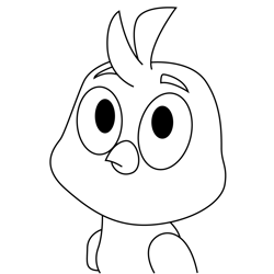 Ace 2 Powerbirds Free Coloring Page for Kids
