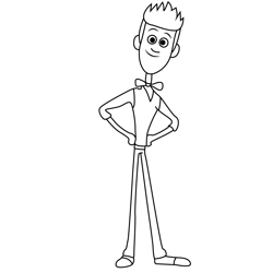 Bob Puppy Dog Pals Free Coloring Page for Kids