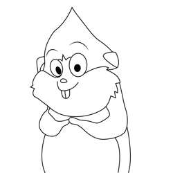 Cagey Puppy Dog Pals Free Coloring Page for Kids