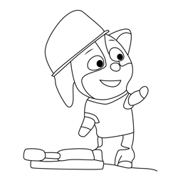 Phinny Pupstruction Free Coloring Page for Kids
