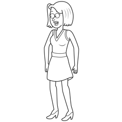 Audrey Regular Show Free Coloring Page for Kids