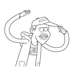 Blitz Comet Regular Show Free Coloring Page for Kids