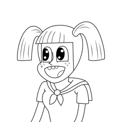 Kimiko Regular Show Free Coloring Page for Kids