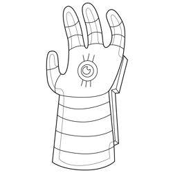 Maximum Glove Regular Show Free Coloring Page for Kids