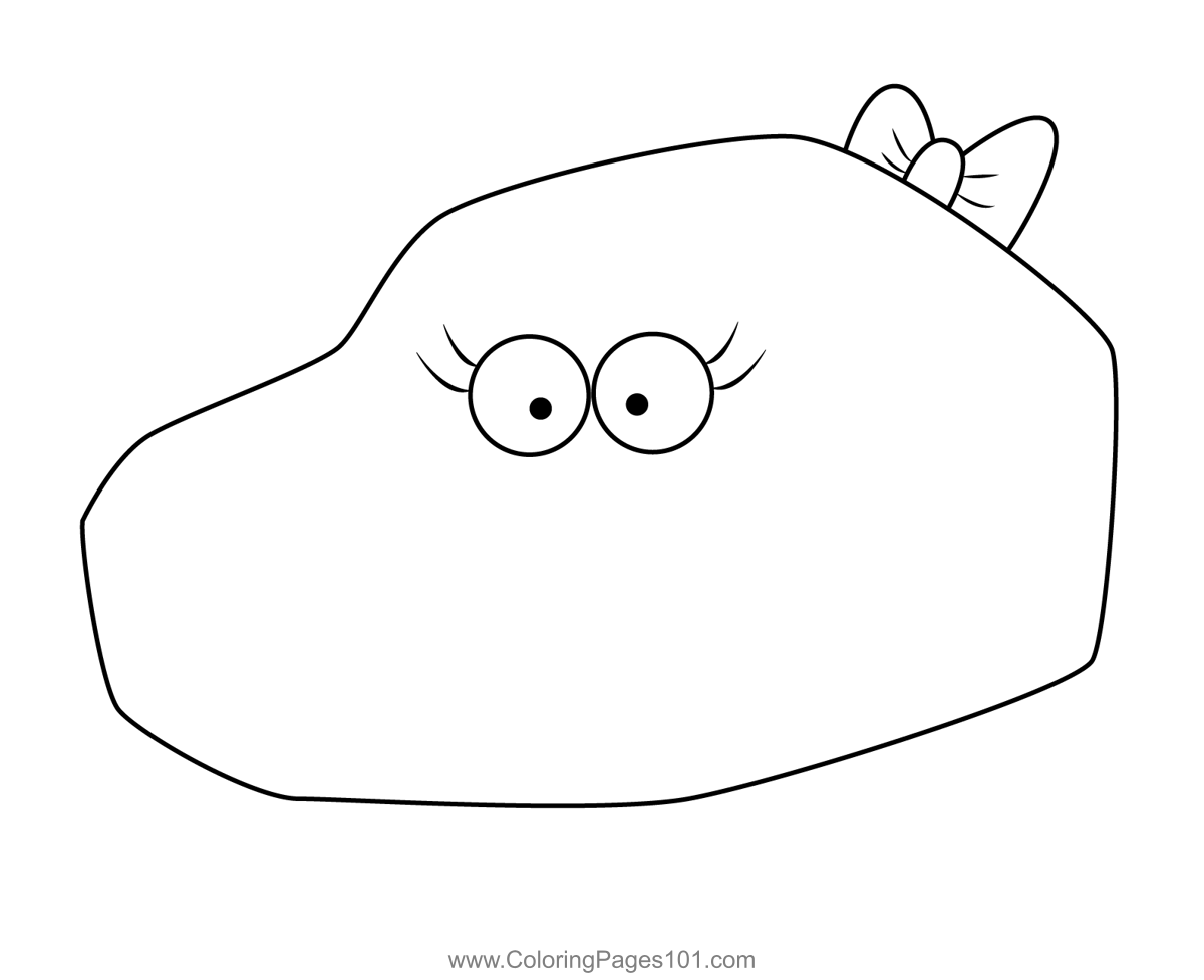 Roxy Regular Show Coloring Page for Kids - Free Regular Show Printable ...