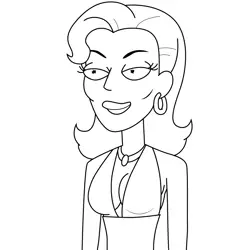Donna Gueterman Rick and Morty Free Coloring Page for Kids