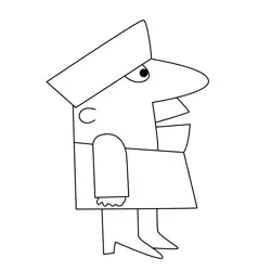 Roger Ramjet Free Coloring Page for Kids