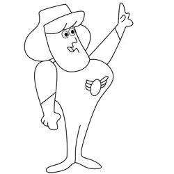 Roger Ramjet Free Coloring Page for Kids