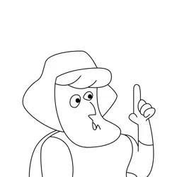 Roger Ramjet Free Coloring Page for Kids