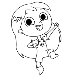 Rosie Fuentes Rosie's Rules Free Coloring Page for Kids