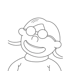 The Farmer's Niece Free Coloring Page for Kids