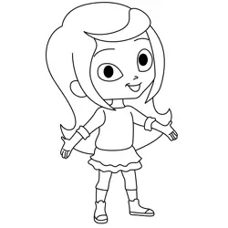 Leah Free Coloring Page for Kids