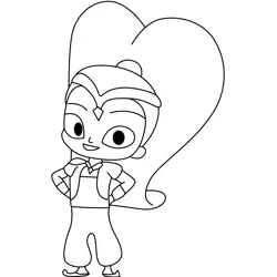 Shine Free Coloring Page for Kids