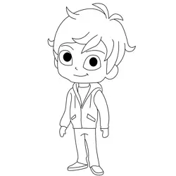Zac Free Coloring Page for Kids