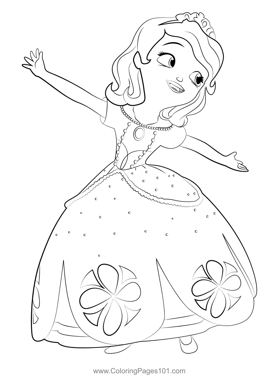 Sofia The First Online Coloring Pages Sofia The First Online Coloring Pages