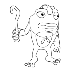 Froglodytes Sonic Boom Free Coloring Page for Kids