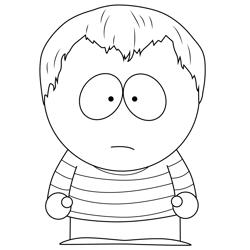 Adam Borque South Park Free Coloring Page for Kids