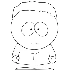 Tolkien Black South Park Free Coloring Page for Kids