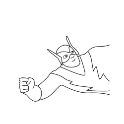 Black Vulcan Free Coloring Page for Kids