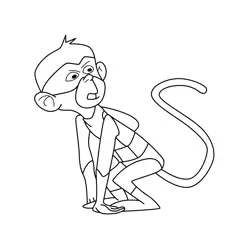 Blip Free Coloring Page for Kids