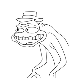 Petroleum Joe Free Coloring Page for Kids