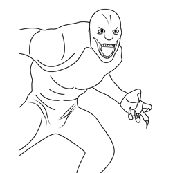 Curtis Connors Spidey and His Amazing Friends Free Coloring Page for Kids