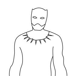 T'Challa Spidey and His Amazing Friends Free Coloring Page for Kids