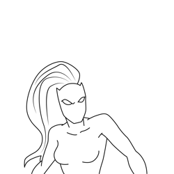 White Tiger Spidey and His Amazing Friends Free Coloring Page for Kids