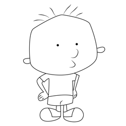 Cute Stanley Free Coloring Page for Kids