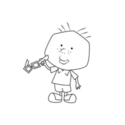 Stanley With Sunglasses Free Coloring Page for Kids