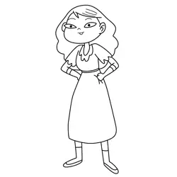 Eclipsa Butterfly Free Coloring Page for Kids