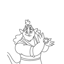 Globgor Free Coloring Page for Kids