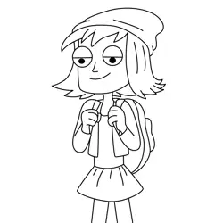 Janna Ordonia Free Coloring Page for Kids